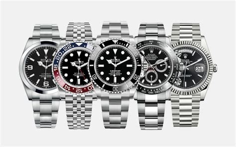 rolex watch model names